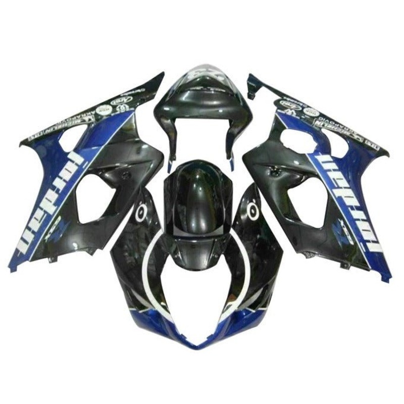 Suzuki GSXR1000 (2003-2004) Black, Blue, White, Jordan Fairings Clear Windscreen: Free No Seat Cowl No Bolt Kit