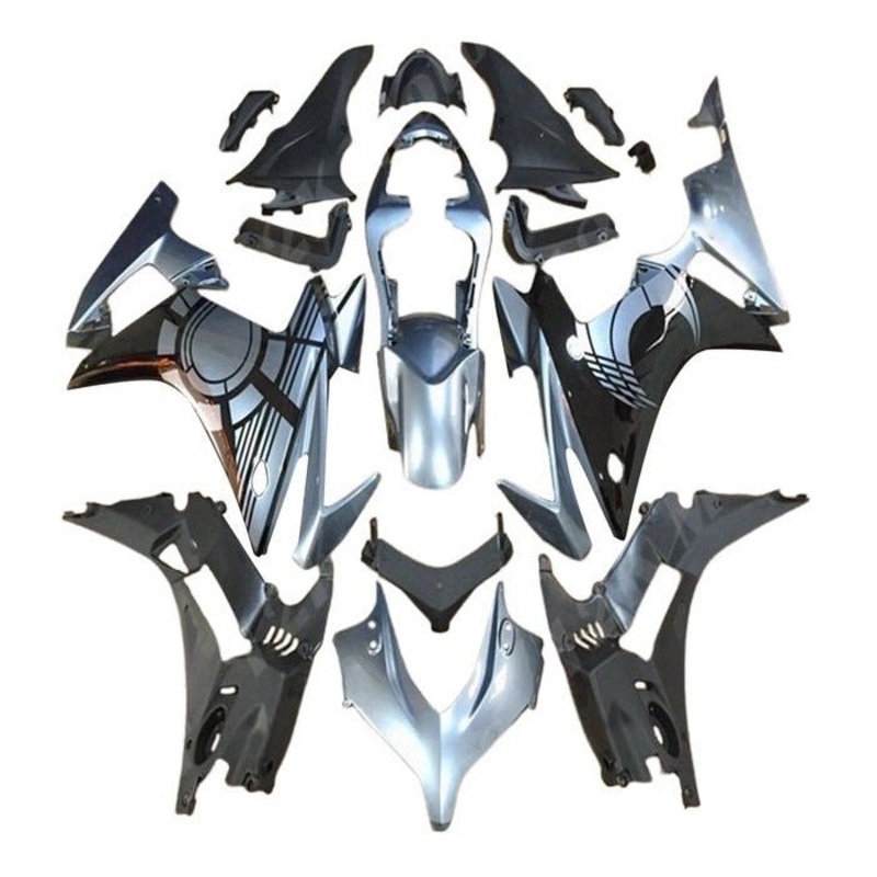 Honda CBR500R (2013-2015) Light Blue, Black Fairings No Seat Cowl No Bolt Kit No Tank