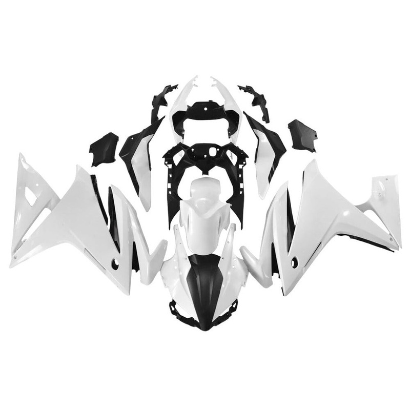 Honda CBR500R (2016-2018) White Fairings No Seat Cowl No Bolt Kit No Tank