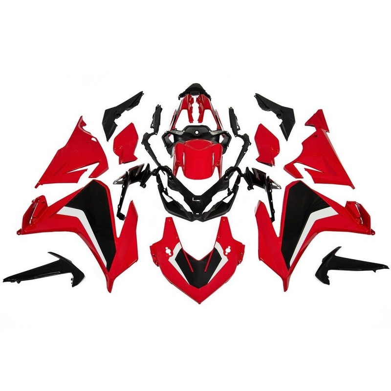 Honda CBR500R (2019-2021) Gloss Red, Black, White Fairings No Seat Cowl No Bolt Kit No Tank