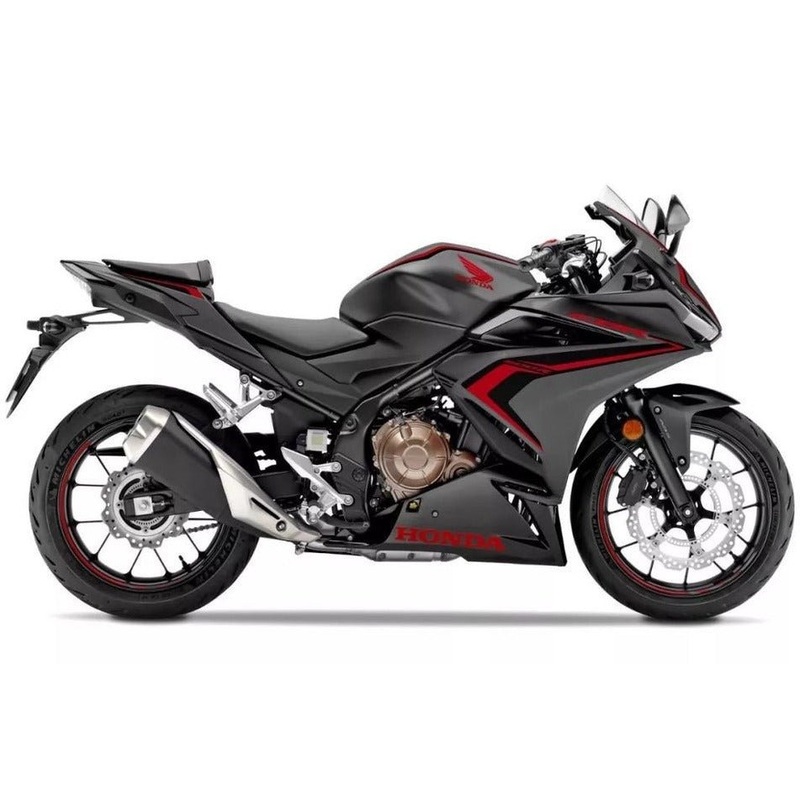 Honda CBR500R (2019-2021) Matte Black, Red, Black Fairings No Seat Cowl No Bolt Kit No Tank