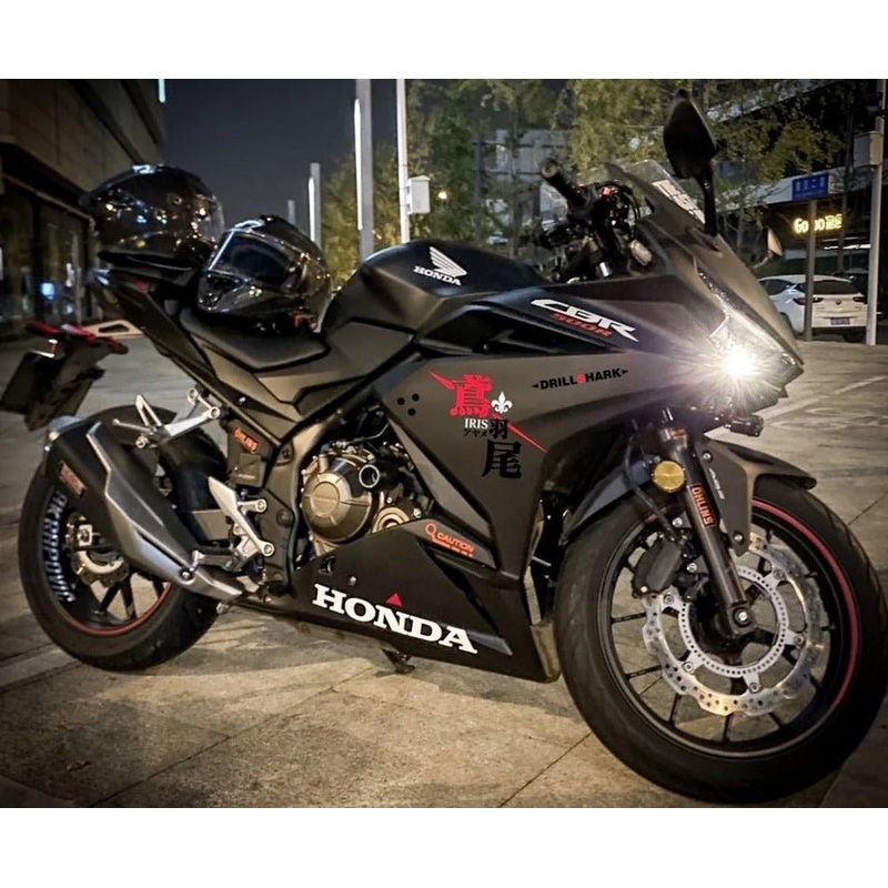 Honda CBR500R (2019-2021) Matte Black, Red, White Fairings No Seat Cowl No Bolt Kit No Tank