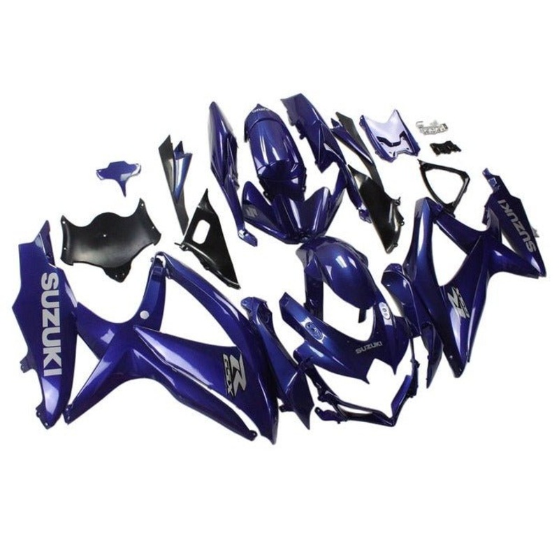Suzuki GSXR600 (2008-2010) Purple, Gray Fairings No Seat Cowl No Bolt Kit No Tank