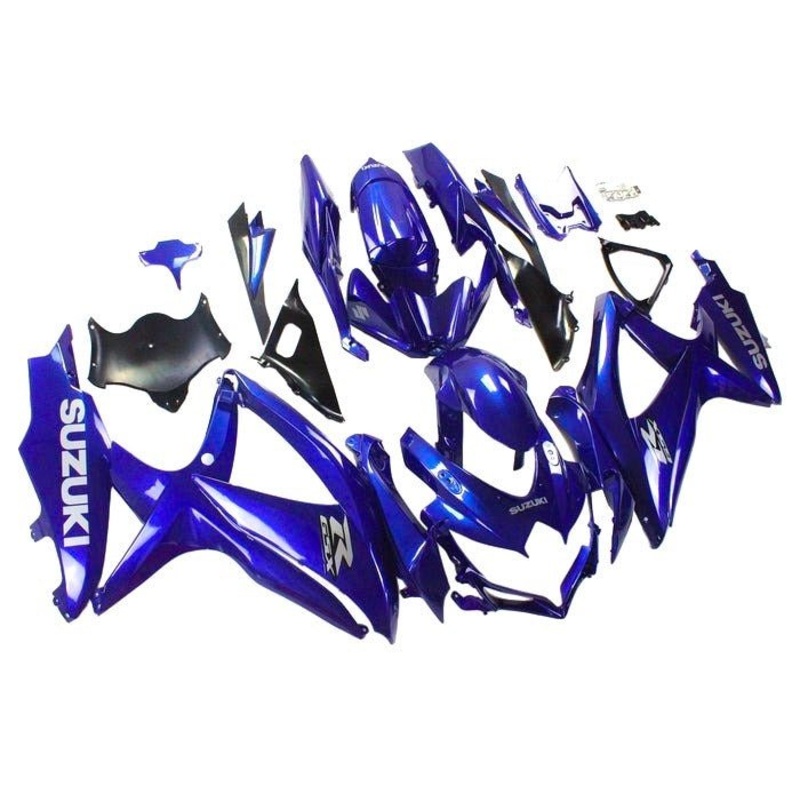 Suzuki GSXR750 (2008-2010) Blue Fairings No Seat Cowl No Bolt Kit No Tank