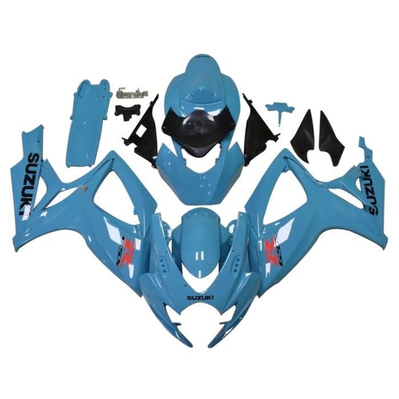 Suzuki GSXR750 (2006-2007) Light Blue Fairings No Seat Cowl No Bolt Kit No Tank