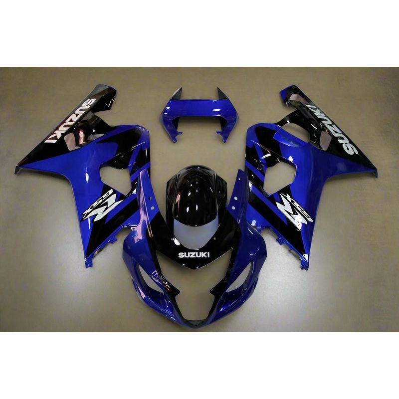 Suzuki GSXR750 (2004-2005) Blue, Black, White Fairings No Seat Cowl No Bolt Kit No Tank