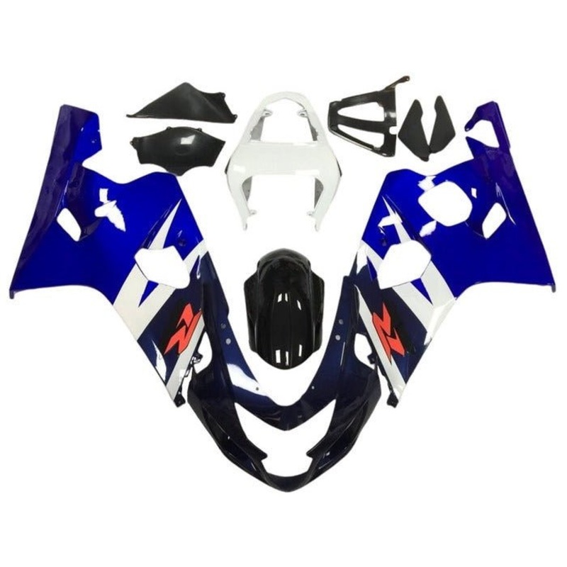 Suzuki GSXR750 (2004-2005) Blue, White, Black, Dark Blue, Red Fairings No Seat Cowl No Bolt Kit No Tank