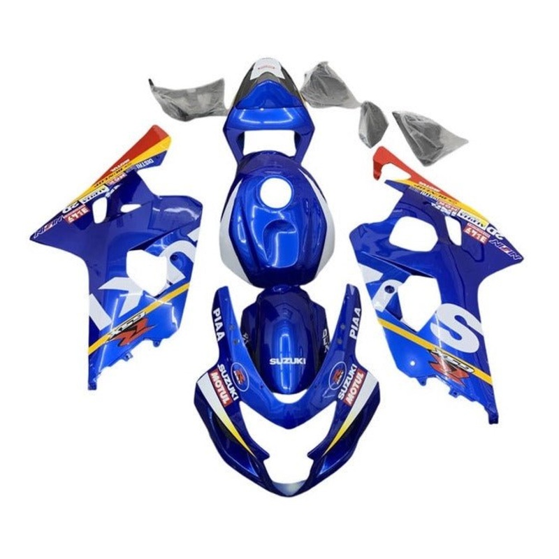 Suzuki GSXR750 (2004-2005) Blue, White, Yellow, Red Fairings No Seat Cowl No Bolt Kit No Tank