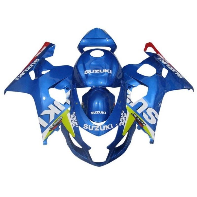 Suzuki GSXR750 (2004-2005) Blue, White, Yellow, Red Motul Fairings No Seat Cowl No Bolt Kit No Tank