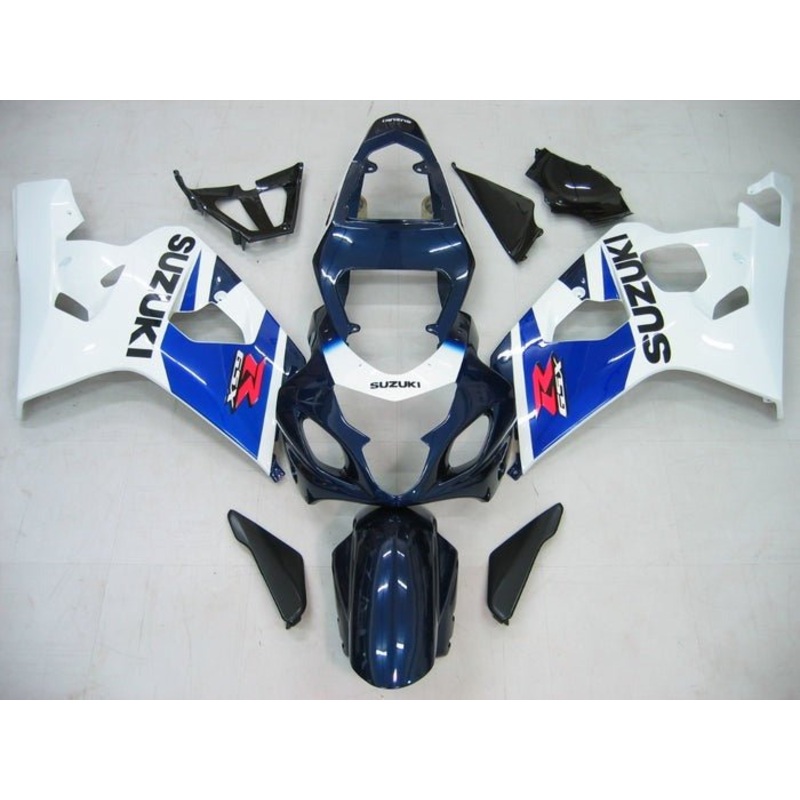 Suzuki GSXR750 (2004-2005) Dark Blue, White, Blue, Red Fairings No Seat Cowl No Bolt Kit No Tank