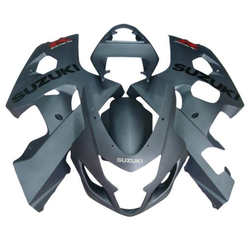 Suzuki GSXR750 (2004-2005) Matte Gray Fairings No Seat Cowl No Bolt Kit No Tank