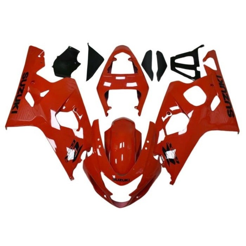 Suzuki GSXR750 (2004-2005) Red Fairings No Seat Cowl No Bolt Kit No Tank