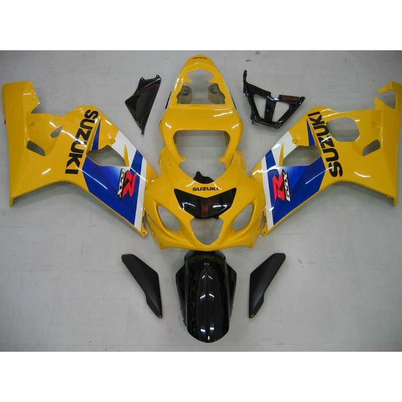 Suzuki GSXR750 (2004-2005) Yellow, Black, Blue, White, Red Fairings No Seat Cowl No Bolt Kit No Tank