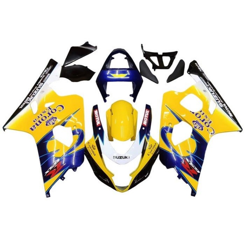 Suzuki GSXR750 (2004-2005) Yellow Corona Extra Fairings No Seat Cowl No Bolt Kit No Tank