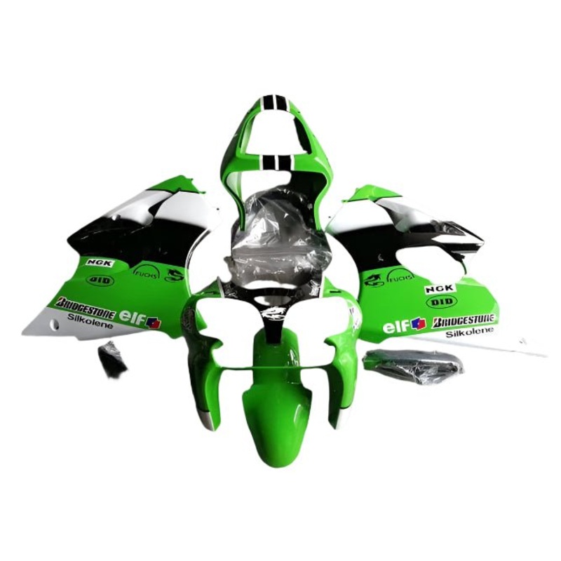 Fairings for Kawasaki Ninja ZX6R 636 (2009-2012) Green, White, Black NGK Clear Windscreen: Free No Seat Cowl No Bolt Kit