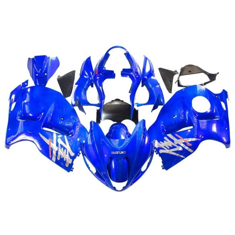 Suzuki Hayabusa (1999-2007) Blue, Chrome Fairings No Seat Cowl No Bolt Kit No Tank