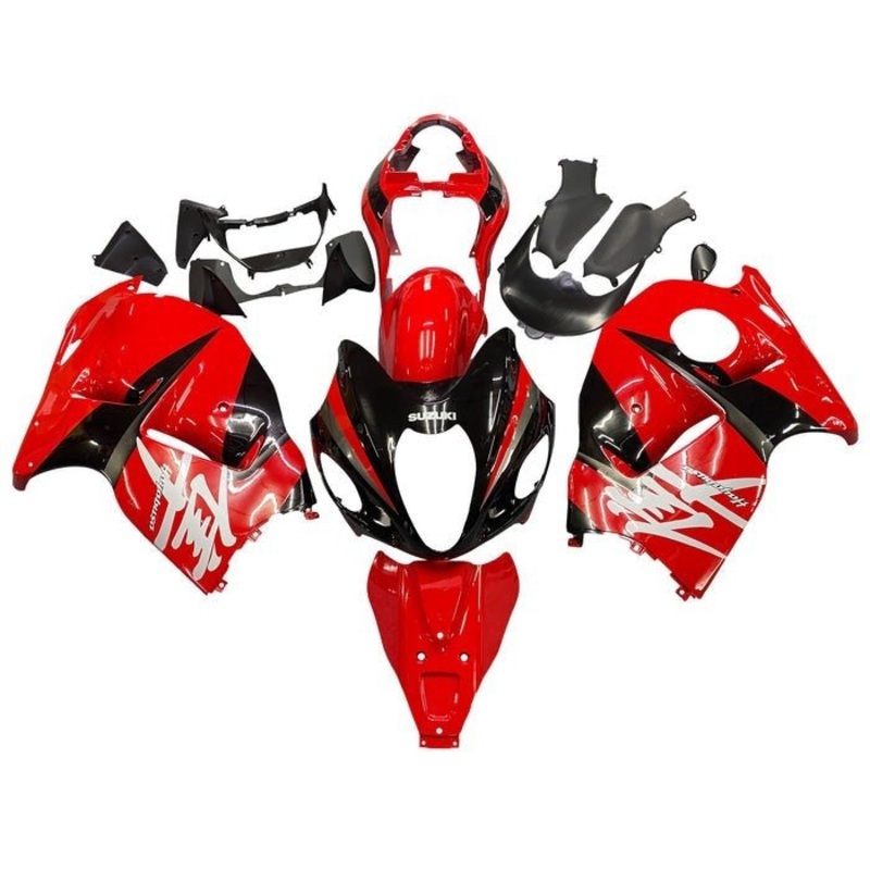 Suzuki Hayabusa (1999-2007) Red, Black, White, Gray Fairings No Seat Cowl No Bolt Kit No Tank