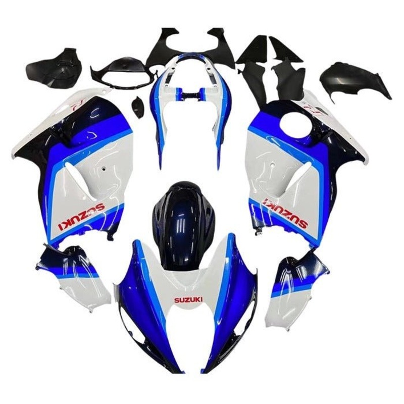 Suzuki Hayabusa (1999-2007) White, Dual Blue, Black Fairings No Seat Cowl No Bolt Kit No Tank
