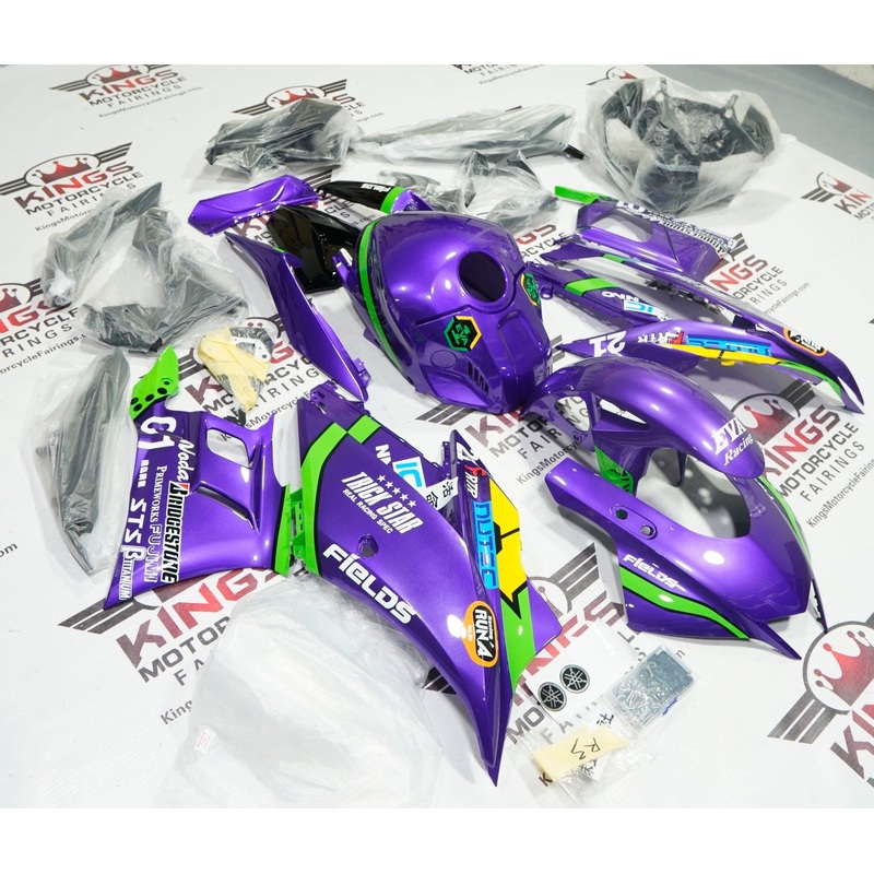 Yamaha R3 (2022-2024) Purple, Green, Eva Fairings No Seat Cowl No Bolt Kit No Tank Cover