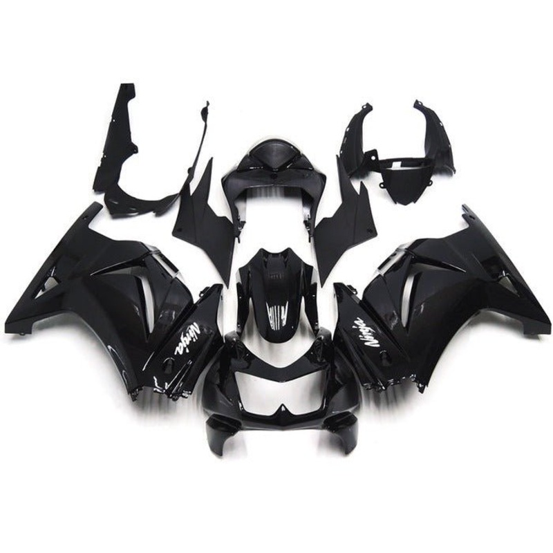Fairings for Kawasaki Ninja 250R (2008-2013) Black Gloss No Seat Cowl No Bolt Kit No Tank