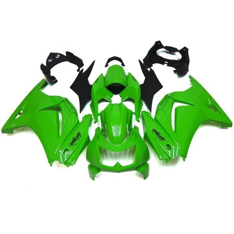Fairings for Kawasaki Ninja 250R (2008-2013) Green Original No Seat Cowl No Bolt Kit No Tank