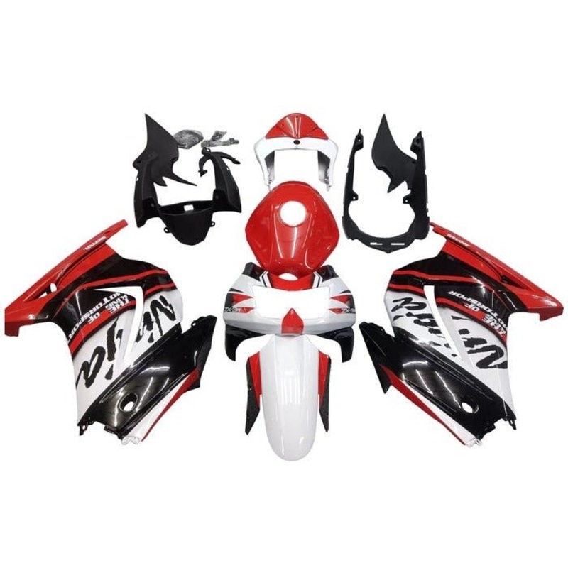 Fairings for Kawasaki Ninja 250R (2008-2013) White, Red, Black No Seat Cowl No Bolt Kit No Tank