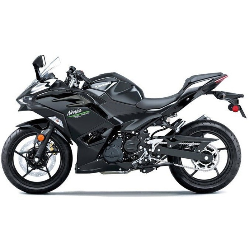 Fairings for Kawasaki Ninja 500 (2024-2025) Black Gloss No Tank No Bolt Kit Clear Windscreen: Free
