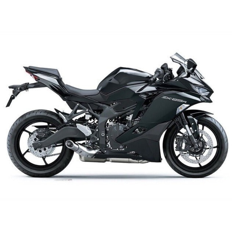 Fairings for Kawasaki ZX25R (2019-2025) Black No Tank No Seat Cowl No Bolt Kit