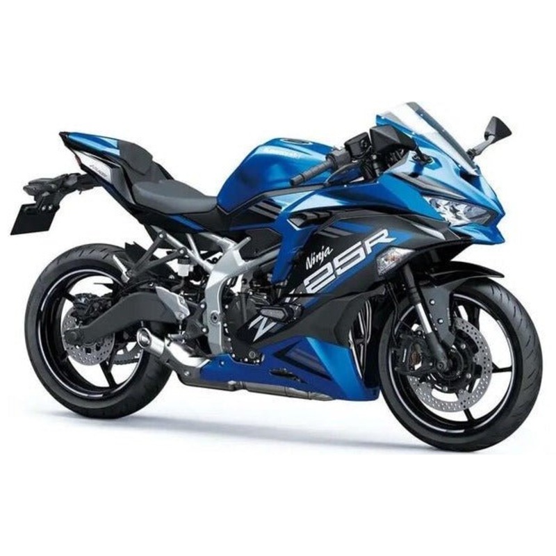 Fairings for Kawasaki ZX25R (2019-2025) Blue, Black, White No Tank No Seat Cowl No Bolt Kit