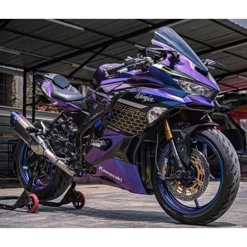 Fairings for Kawasaki ZX25R (2019-2025) Purple, Blue, Gold, Gradient No Tank No Seat Cowl No Bolt Kit