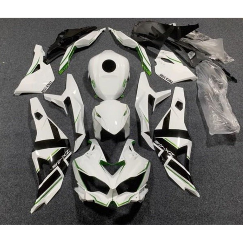 Fairings for Kawasaki ZX4R (2019-2025) White, Black, Green No Tank No Seat Cowl No Bolt Kit
