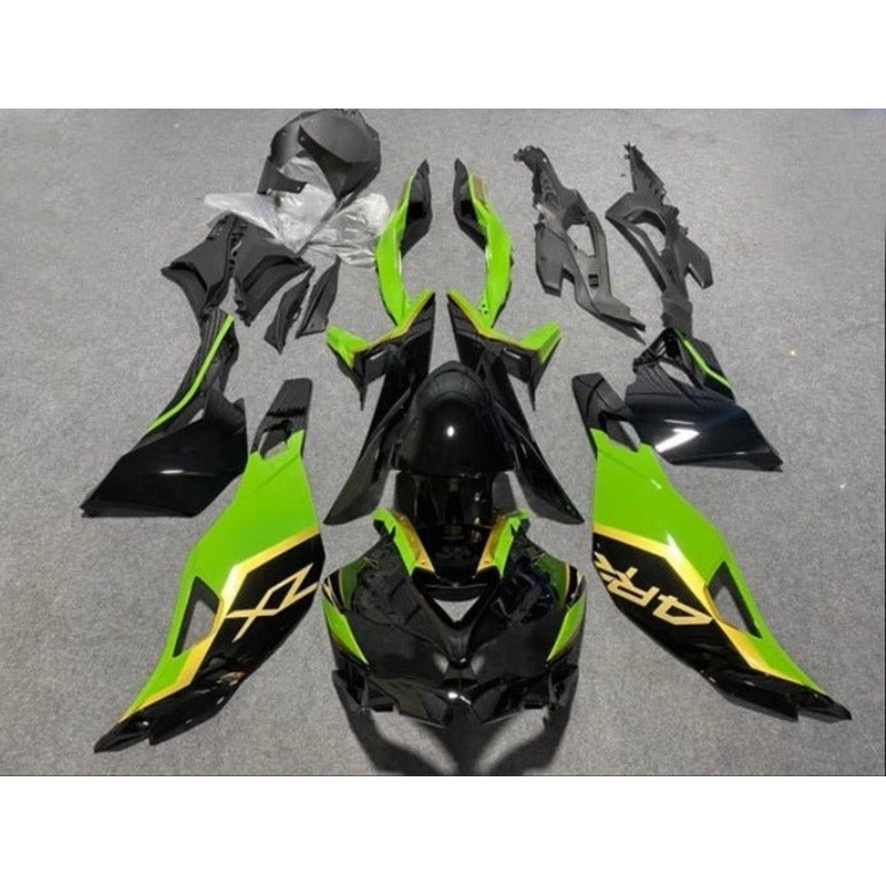 Fairings for Kawasaki ZX4RR (2019-2025) Black, Green, Gold No Tank No Seat Cowl No Bolt Kit