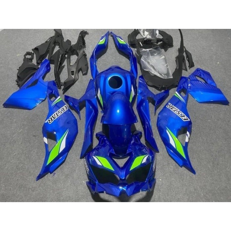 Fairings for Kawasaki ZX4RR (2019-2025) Blue, Green, Ecstar No Tank No Seat Cowl No Bolt Kit