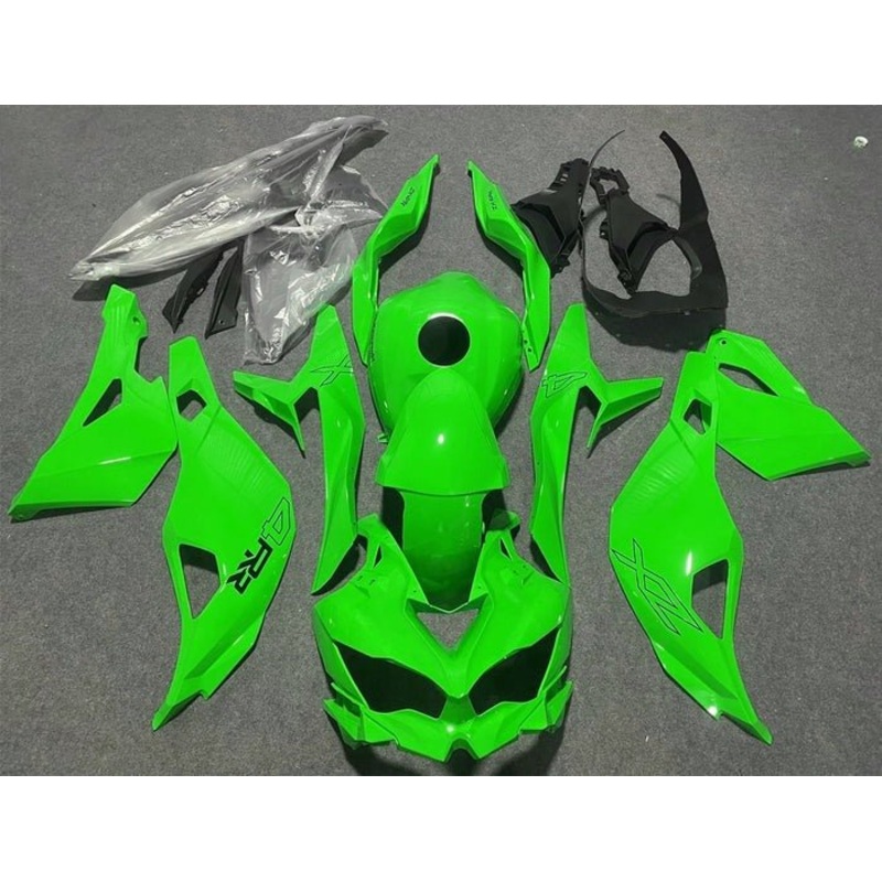 Fairings for Kawasaki ZX4RR (2019-2025) Green No Tank No Seat Cowl No Bolt Kit