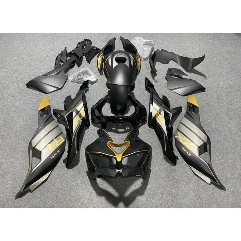 Fairings for Kawasaki ZX4RR (2019-2025) Matte Black, Gray, Gold, Gloss Black No Tank No Seat Cowl No Bolt Kit