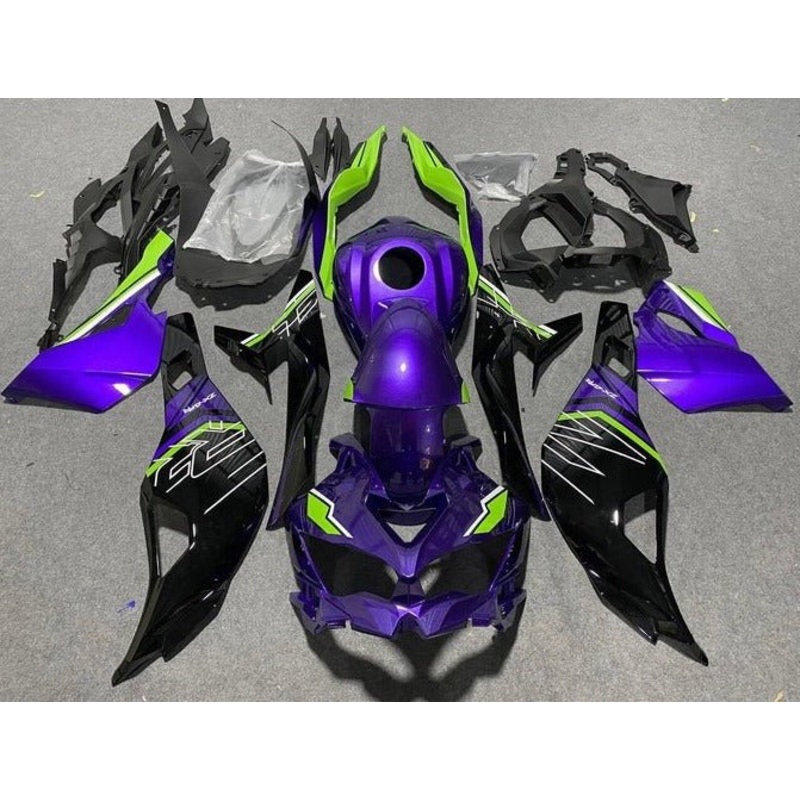 Fairings for Kawasaki ZX4RR (2019-2025) Purple, Black, Green No Tank No Seat Cowl No Bolt Kit
