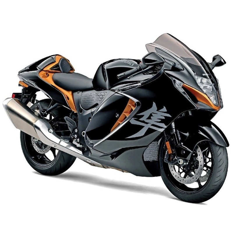 Suzuki GSX1300R Hayabusa (2021-2025) Black, Gold Fairings No Seat Cowl No Bolt Kit No Tank