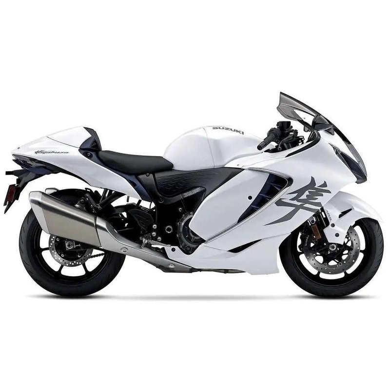 Suzuki GSX1300R Hayabusa (2021-2025) White Fairings No Seat Cowl No Bolt Kit No Tank