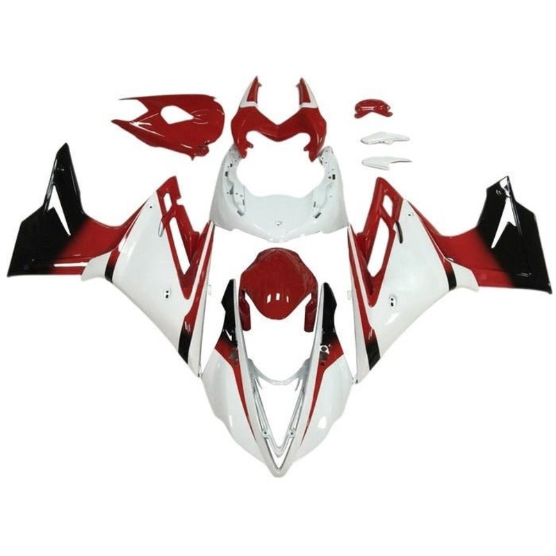Triumph Daytona 675 (2013-2016) White, Red, Black Fairings Clear Windscreen: Free No Bolt Kit
