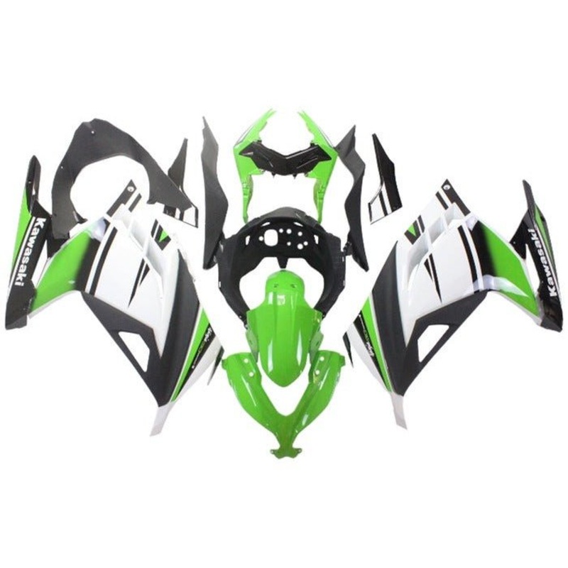 Fairings for Kawasaki Ninja 300 (2013-2024) Green, White, Black, Matte Black No Tank No Seat Cowl No Bolt Kit