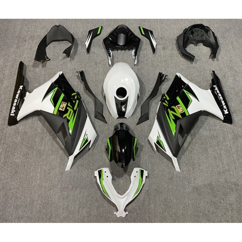 Fairings for Kawasaki Ninja 300 (2013-2024) White, Black, Green, Yellow No Tank No Seat Cowl No Bolt Kit