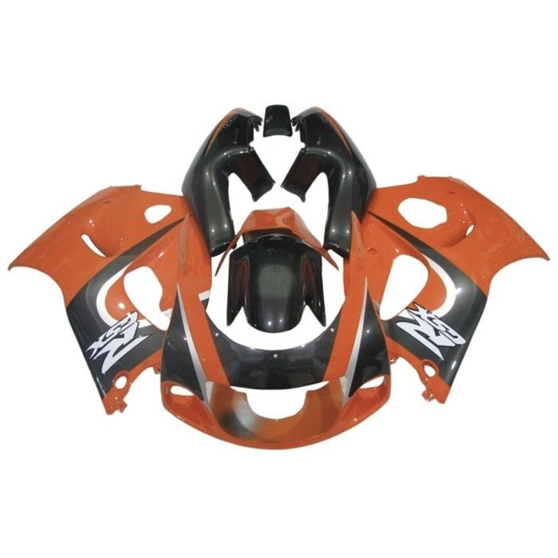 Suzuki GSXR600 (1996-1999) Orange, Black Fairings No Tank Clear Windscreen: Free Bolt Kit: No