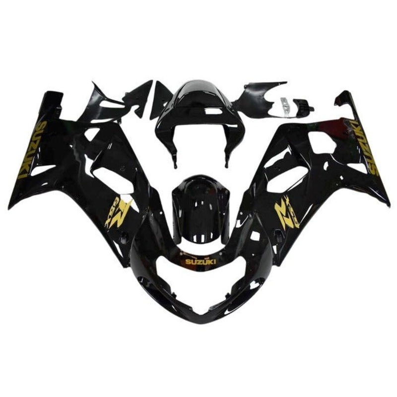 Suzuki GSXR600 (2000-2003) Black, Yellow Fairings No Seat Cowl No Bolt Kit No Tank