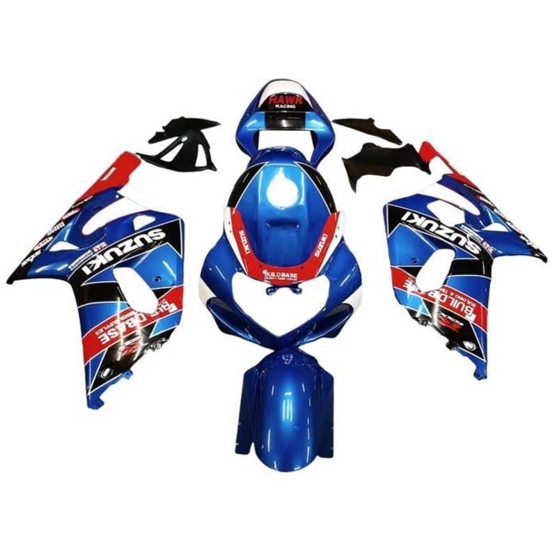 Suzuki GSXR750 (2000-2003) Blue, Red, Black, White Fairings No Seat Cowl No Bolt Kit No Tank