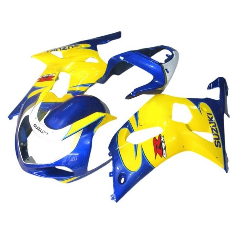Suzuki GSXR750 (2000-2003) Blue, Yellow Tribal Fairings No Seat Cowl No Bolt Kit No Tank