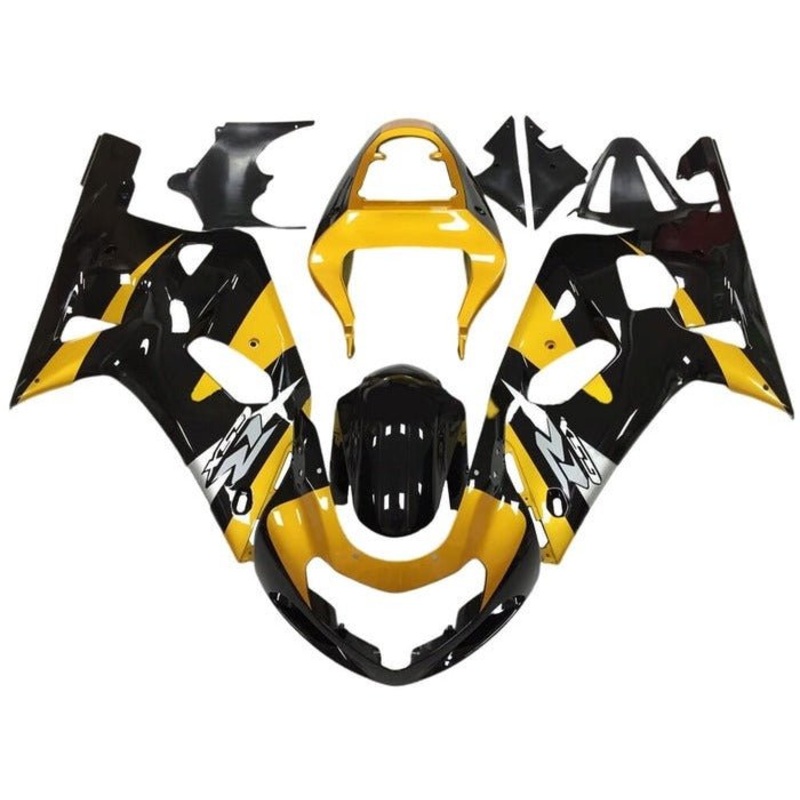 Suzuki GSXR750 (2000-2003) Gold, Black, Gray Fairings No Seat Cowl No Bolt Kit No Tank
