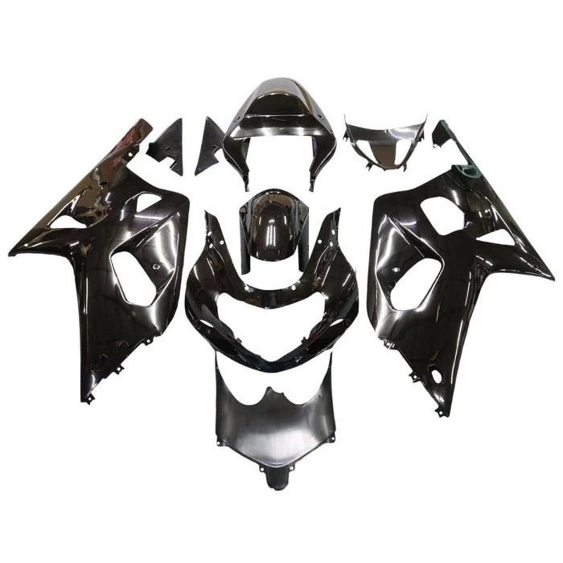 Suzuki GSXR750 (2000-2003) Metallic Black Fairings No Seat Cowl No Bolt Kit No Tank