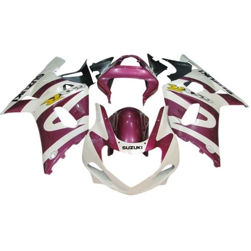 Suzuki GSXR750 (2000-2003) White, Purple Fairings No Seat Cowl No Bolt Kit No Tank