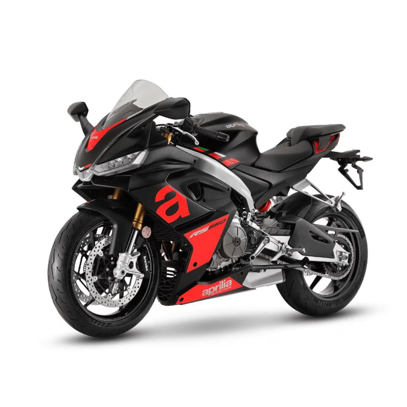 Aprilia RS660 Fairings (2020-2024) Matte Black, Red No Seat Cowl No Bolt Kit No Tank