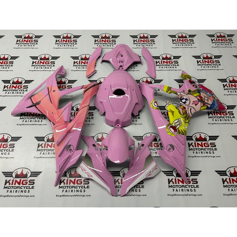 BMW S1000RR (2023-2024) Pink Sailor Moon Fairings No Seat Cowl No Bolt Kit No Tank